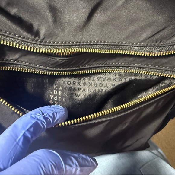 Kate Spade Black Leather Backpack Adjustable Straps Wear Functional - Picture 4 of 16